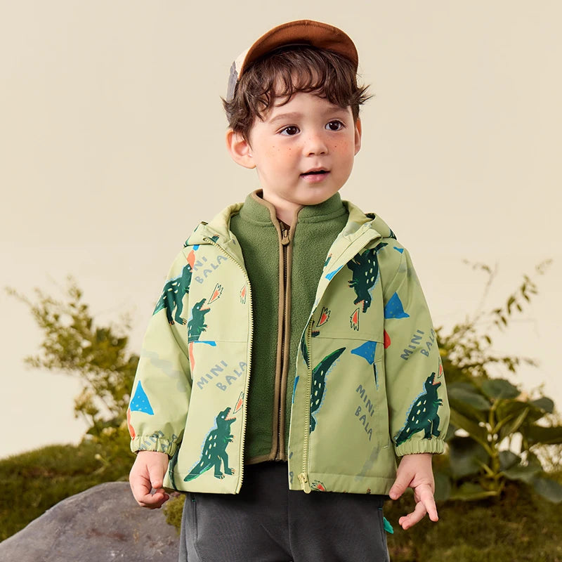 Waterproof and Windproof Hooded Baby Outerwear