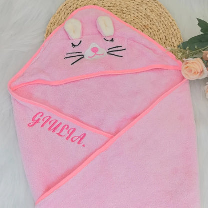 Personalized Nursery Baby Soft Bath Towels Gifts for Toddler