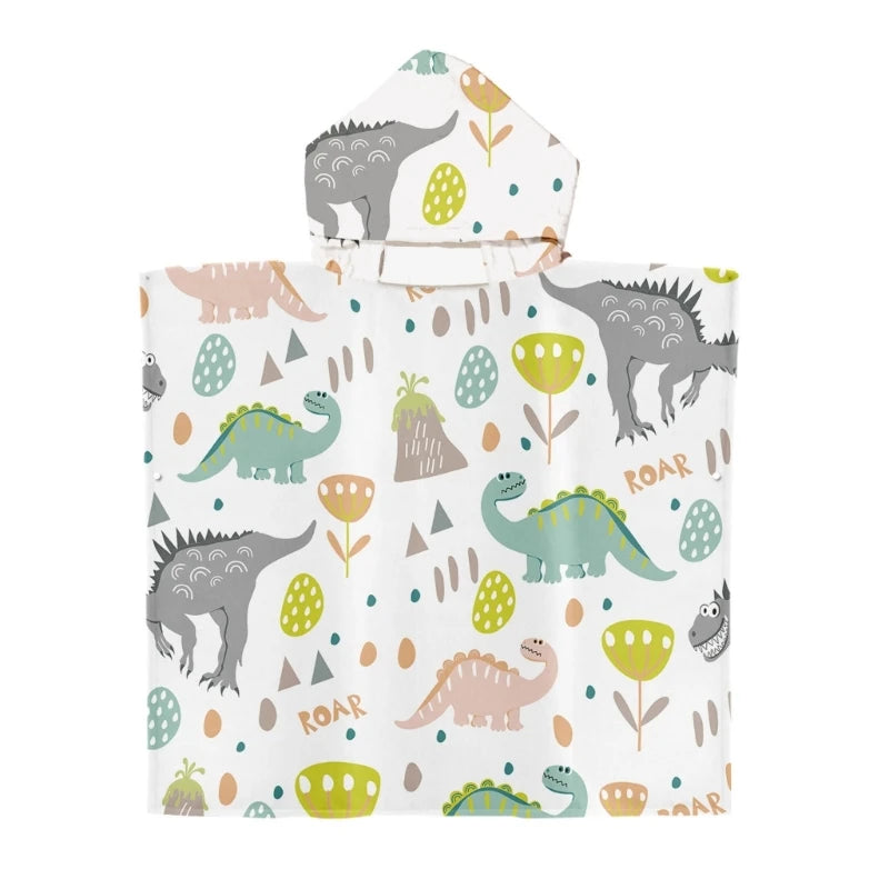 Kids Hooded Towel Poncho for Kids