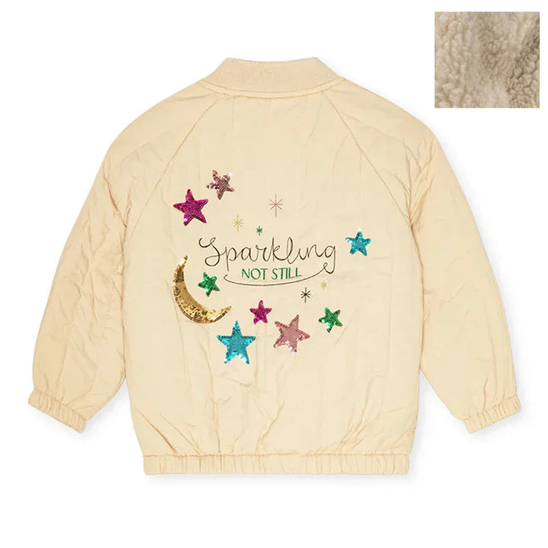 Embroidered Children's Autumn Winter Fashion  Outerwear