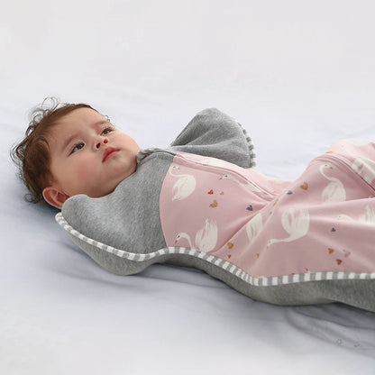 All-Cotton Four-Season Surrender-Style Anti-Startle Swaddling Blanket