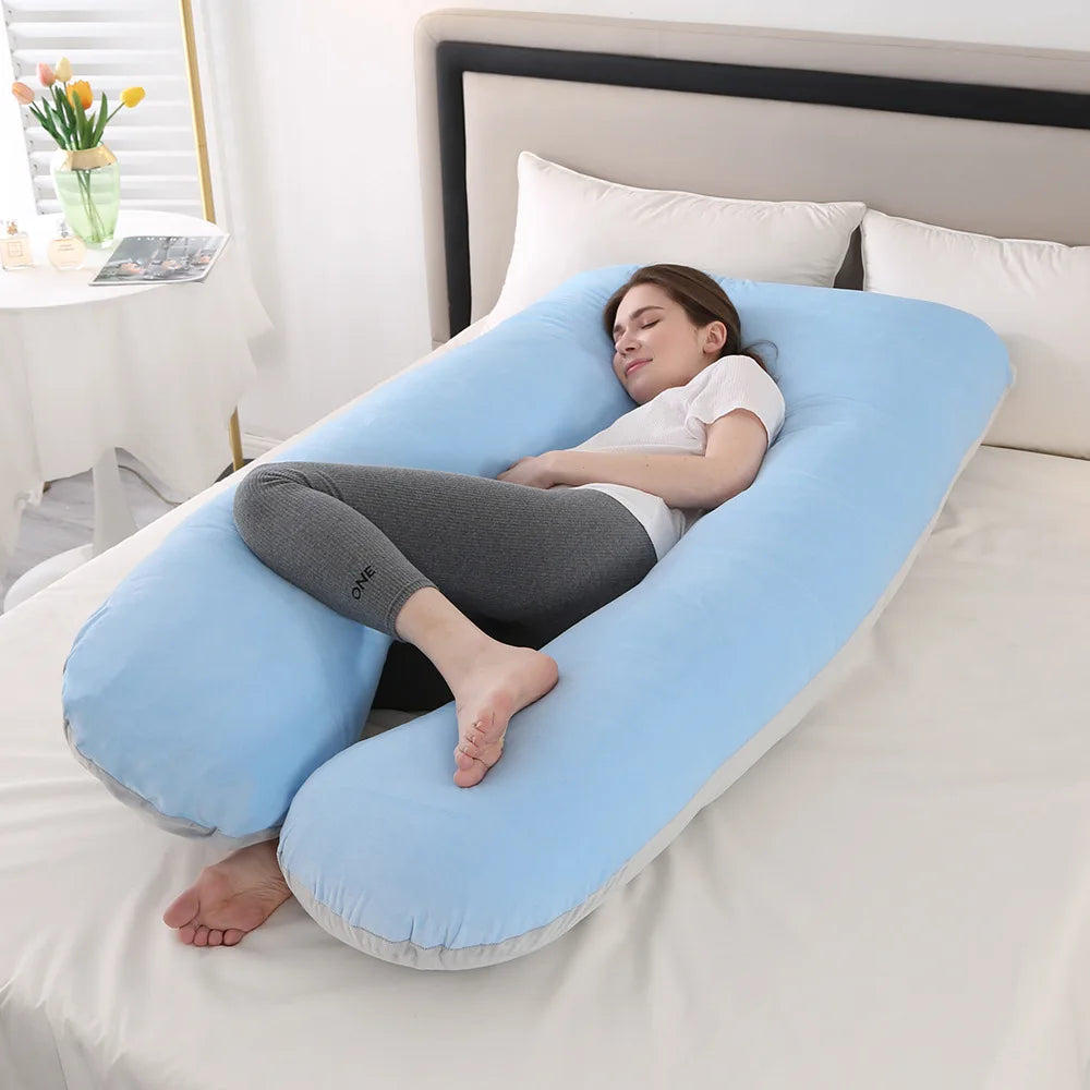 Cotton Pregnant Pillow U Shape Pillow for Pregnant Women