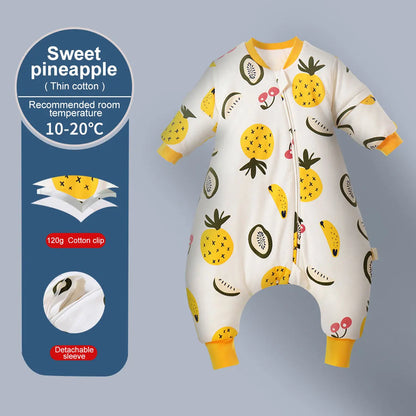 Baby Cartoon Split-legged Sleepsacks With Children's Sleeping Bag