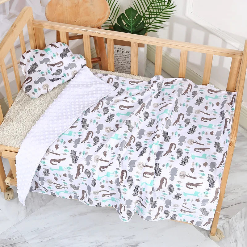 Baby Blanket & Swaddling Newborn Thermal Soft Baby Bedding
