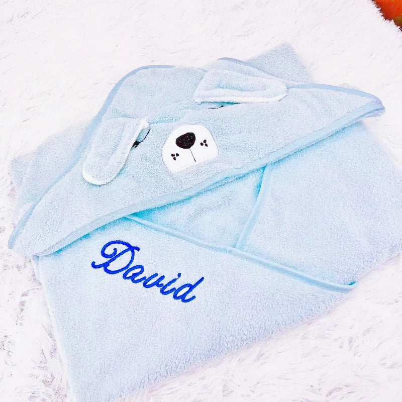 Personalized Nursery Baby Soft Bath Towels Gifts for Toddler