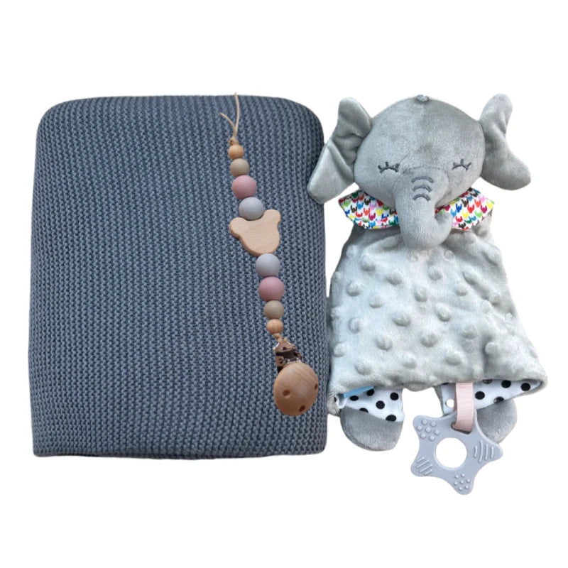 Personalized Name Baby Knitted Blanket