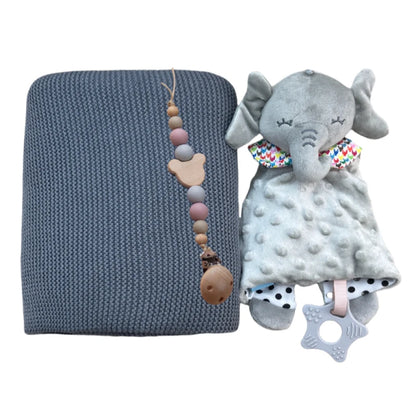 Personalized Name Baby Knitted Blanket