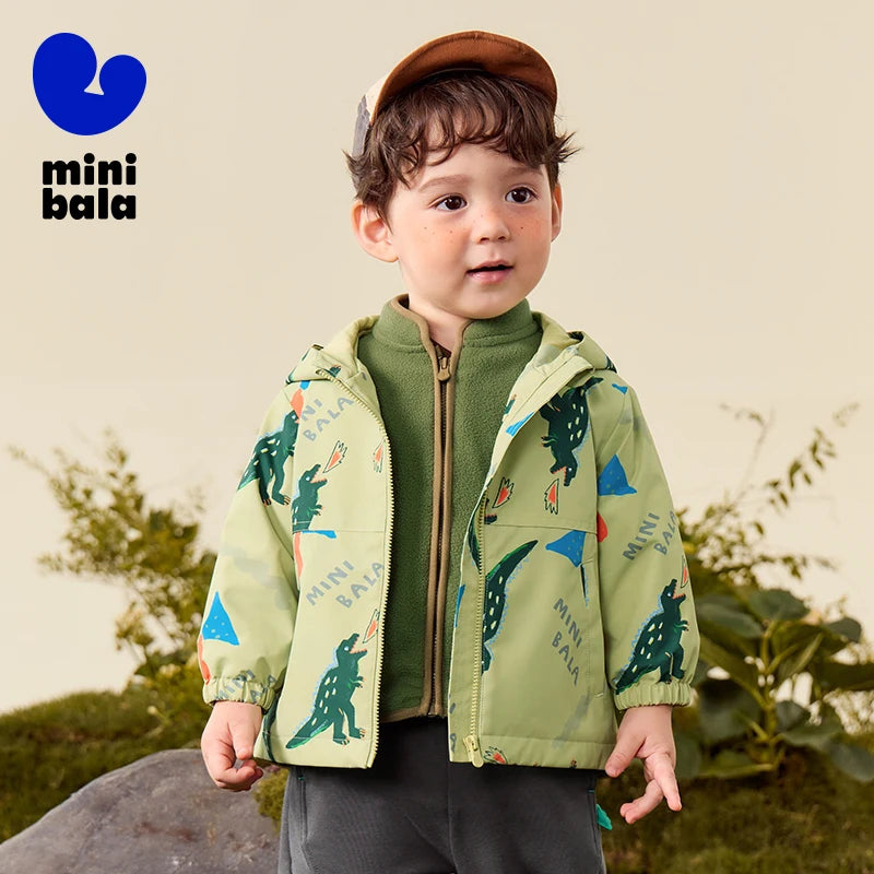 Waterproof and Windproof Hooded Baby Outerwear