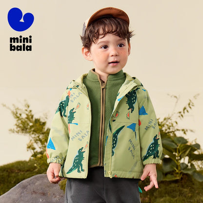 Waterproof and Windproof Hooded Baby Outerwear