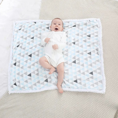 Baby Blankets New Thick Double Layer Soft Bedding Blanket Quilt