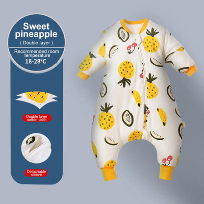 Baby Cartoon Split-legged Sleepsacks With Children's Sleeping Bag
