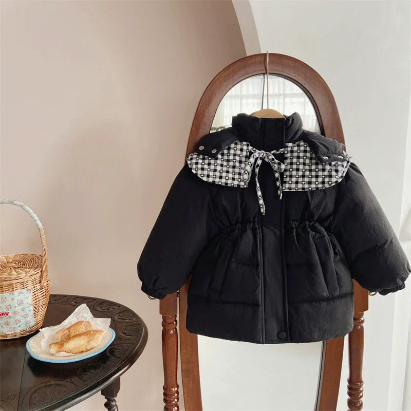 Winter Girls Down Cotton Jackets Kids Thick Padded Warm Coats