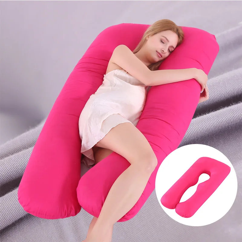 Cotton Pregnant Pillow U Shape Pillow for Pregnant Women