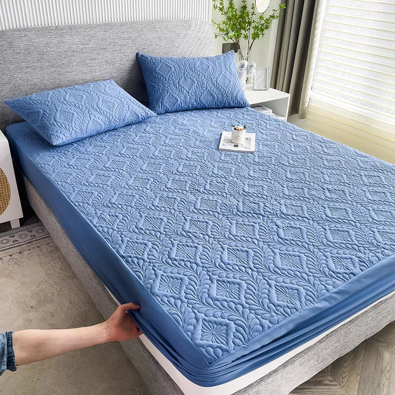 Waterproof Mattress Protector Thicken Fitted Bed Sheet