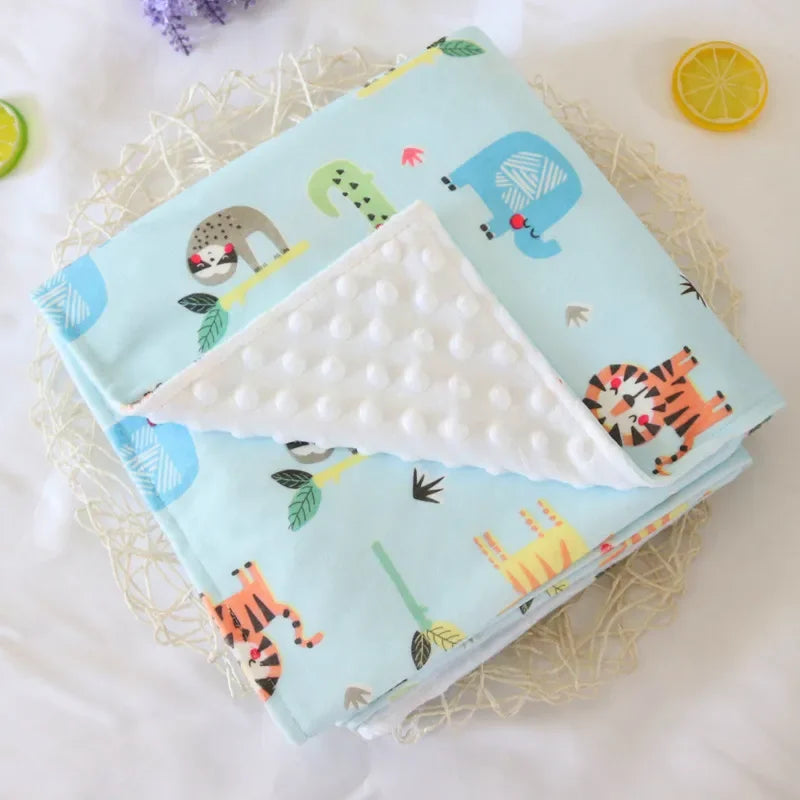 Baby Blanket & Swaddling Newborn Thermal Soft Baby Bedding