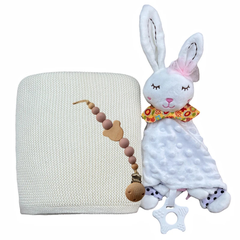 Personalized Name Baby Knitted Blanket