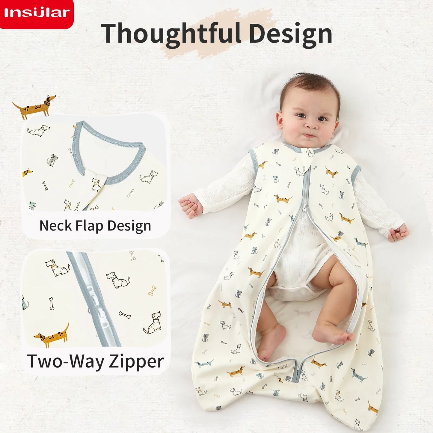 Baby Sleeping Bag Newborn Baby Anti-shock Sleeping Bag