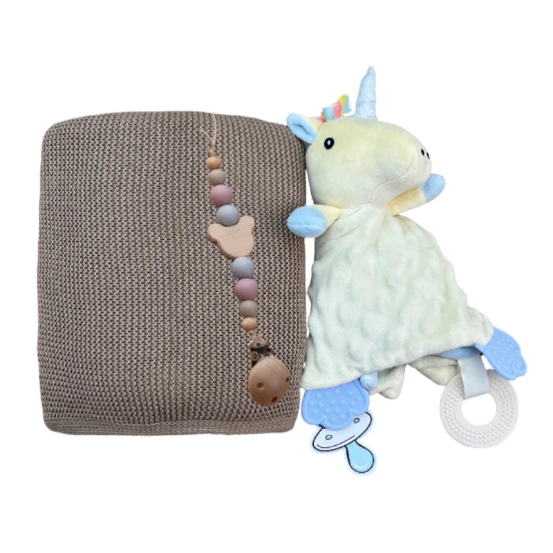 Personalized Name Baby Knitted Blanket