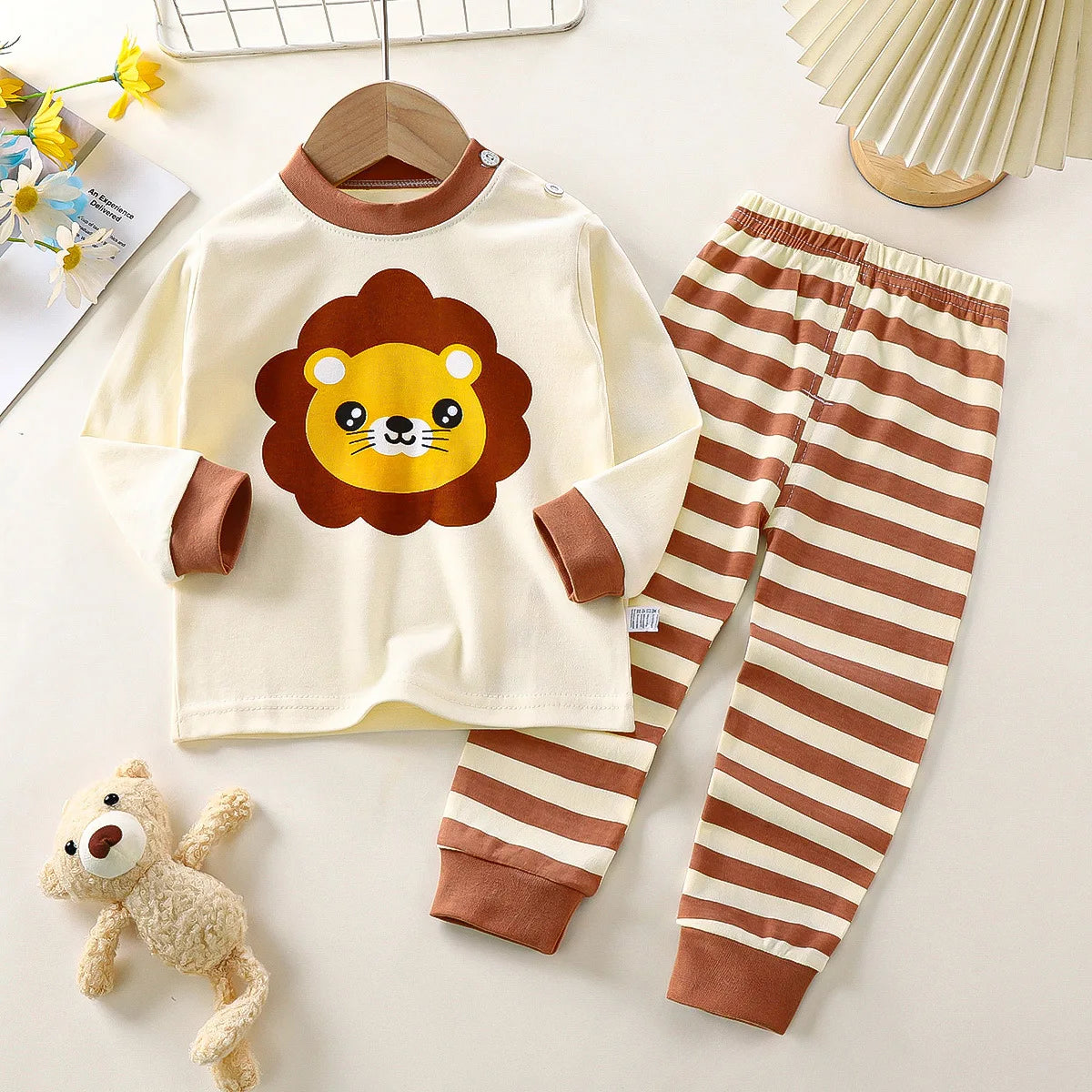 Spring Autumn Children Pajamas Set