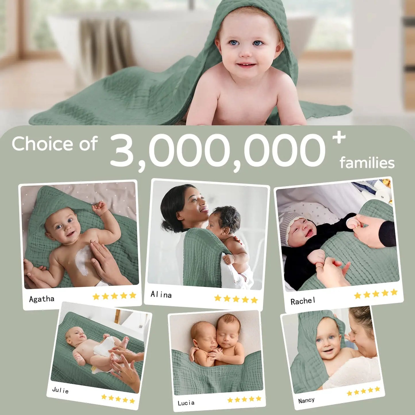 Baby Bath Hooded Towels