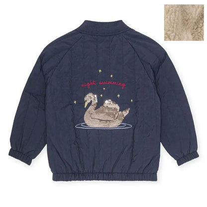 Embroidered Children's Autumn Winter Fashion  Outerwear