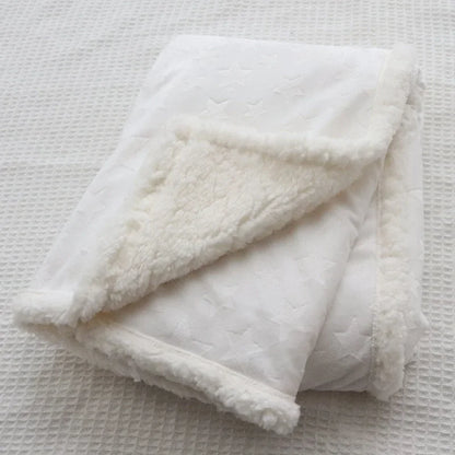 Baby Blankets New Thick Double Layer Soft Bedding Blanket Quilt