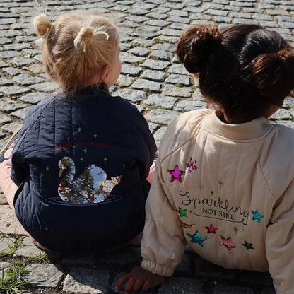 Embroidered Children's Autumn Winter Fashion  Outerwear