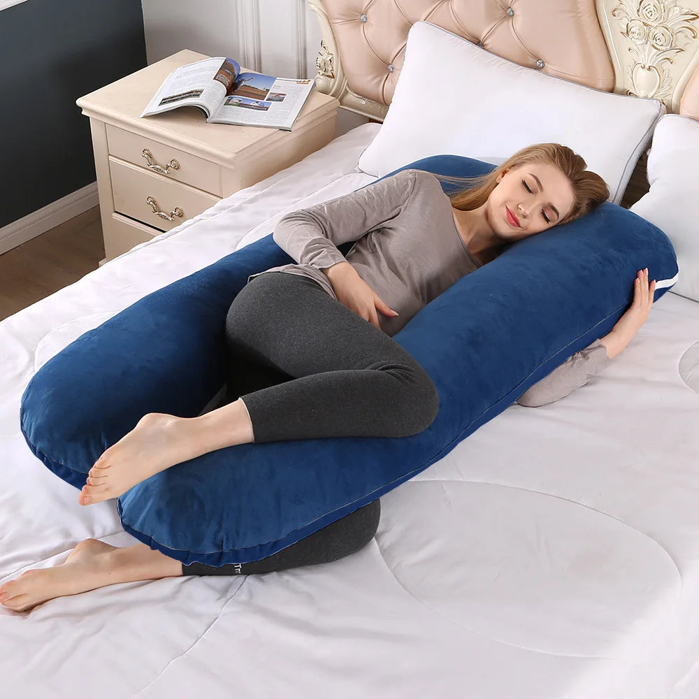 Cotton Pregnant Pillow U Shape Pillow for Pregnant Women