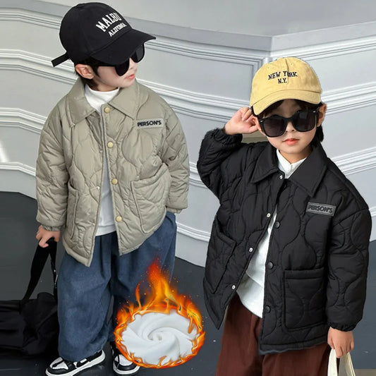 Winter Down Coat Toddler Padded Warm Windproof Outwaer