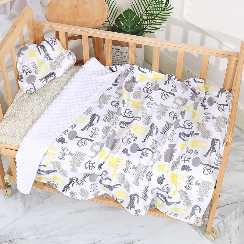 Baby Blanket & Swaddling Newborn Thermal Soft Baby Bedding