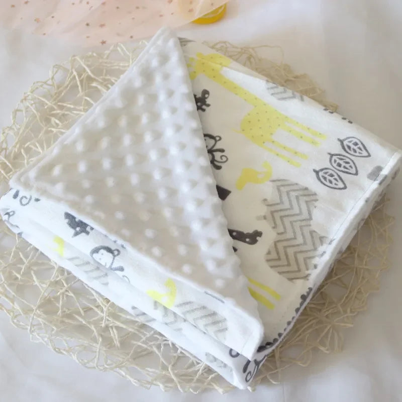 Baby Blanket & Swaddling Newborn Thermal Soft Baby Bedding