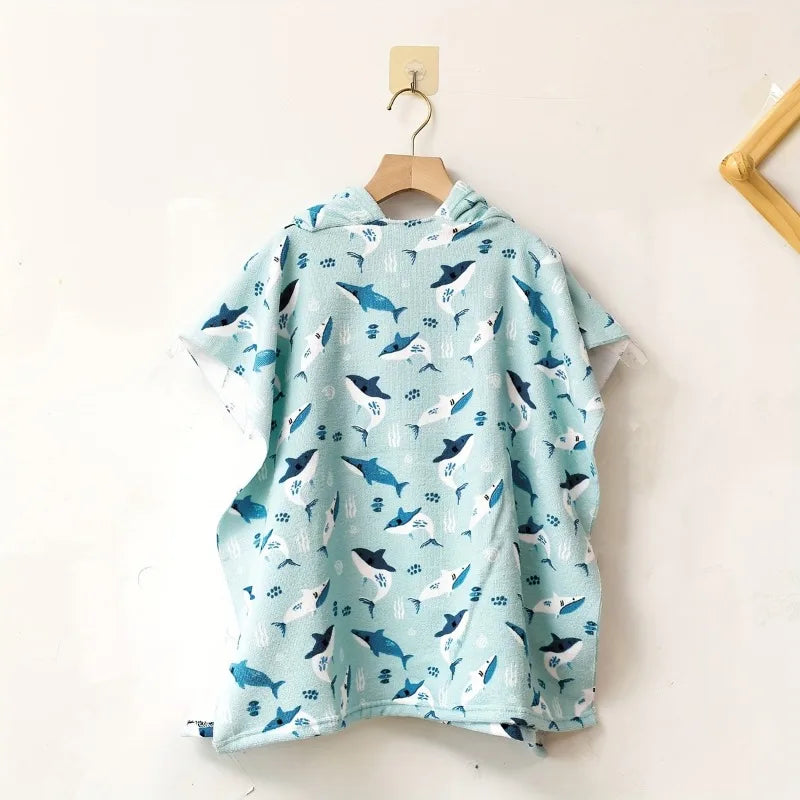 Baby Hooded Towel Super Soft Absorbent Swaddle Blanket for Infants with Hood