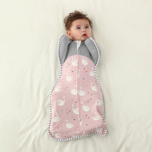 All-Cotton Four-Season Surrender-Style Anti-Startle Swaddling Blanket