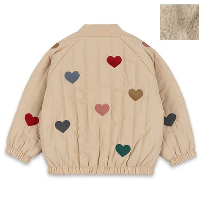 Embroidered Children's Autumn Winter Fashion  Outerwear