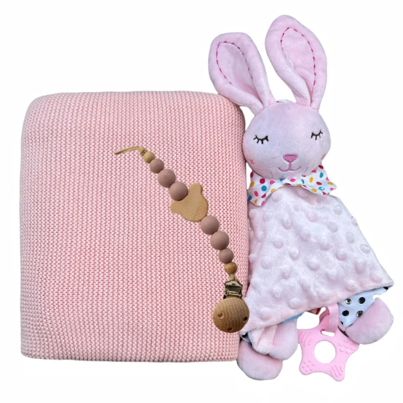 Personalized Name Baby Knitted Blanket