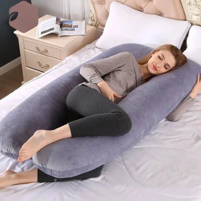 Cotton Pregnant Pillow U Shape Pillow for Pregnant Women