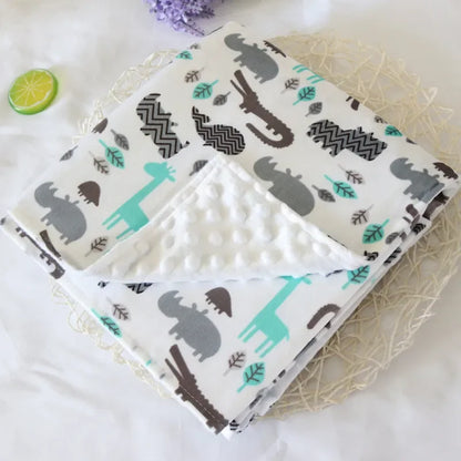 Baby Blanket & Swaddling Newborn Thermal Soft Baby Bedding