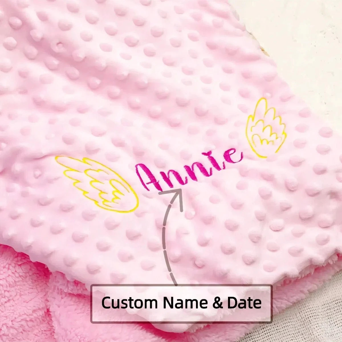 Personalized letter Embroidered Newborn Custom name