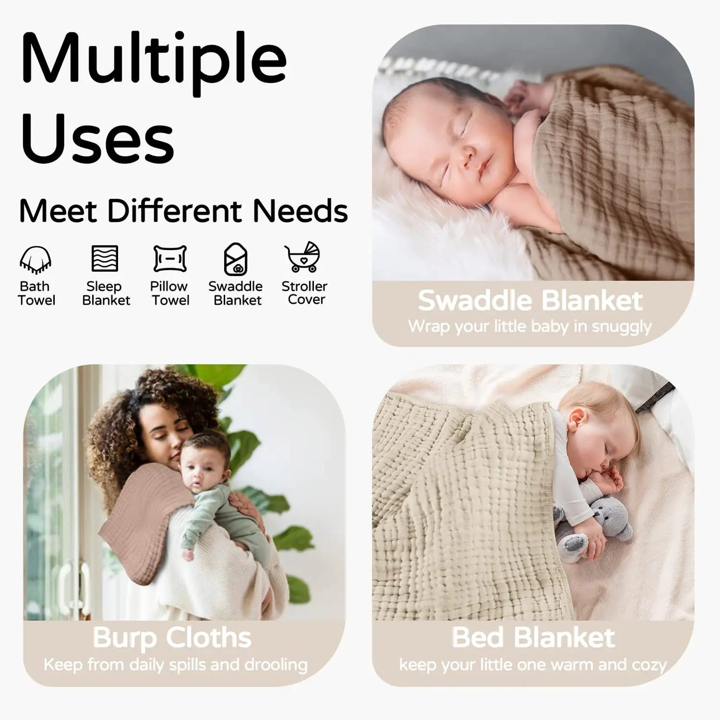 Baby Bath Hooded Towels