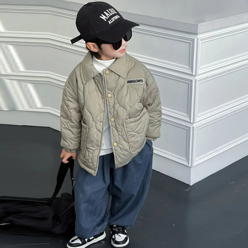 Winter Down Coat Toddler Padded Warm Windproof Outwaer