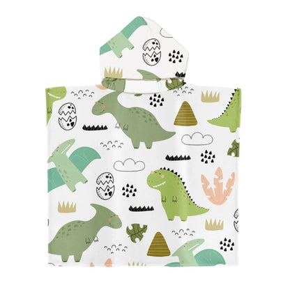 Kids Hooded Towel Poncho for Kids