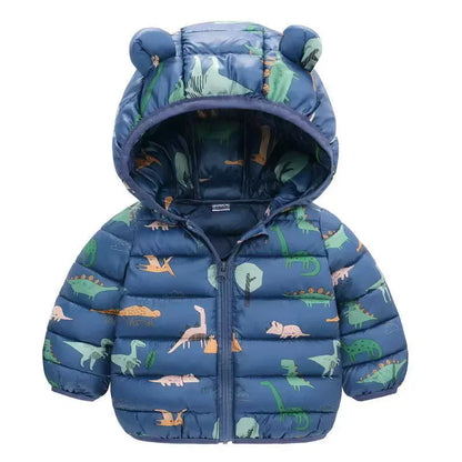 Winter Girls Down Cotton Jackets Kids Thick Padded Warm Coats