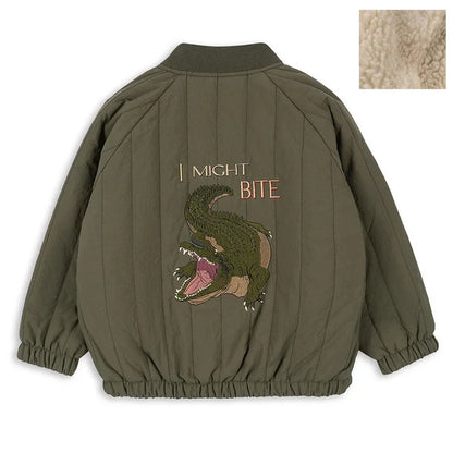 Embroidered Children's Autumn Winter Fashion  Outerwear