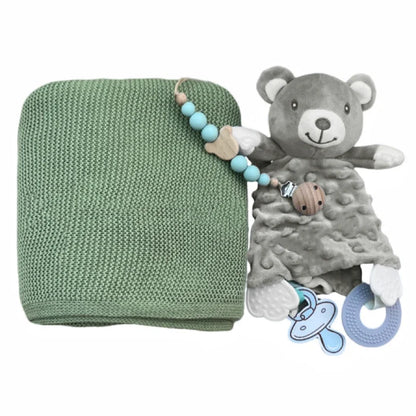 Personalized Name Baby Knitted Blanket