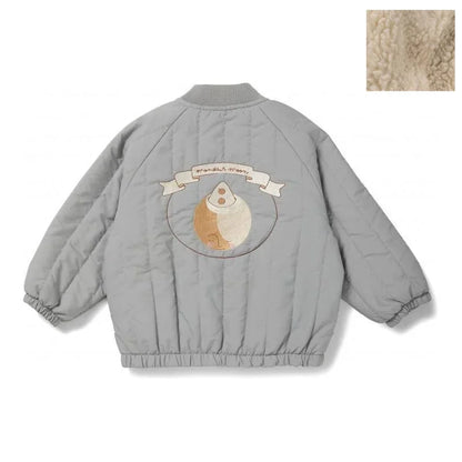 Embroidered Children's Autumn Winter Fashion  Outerwear