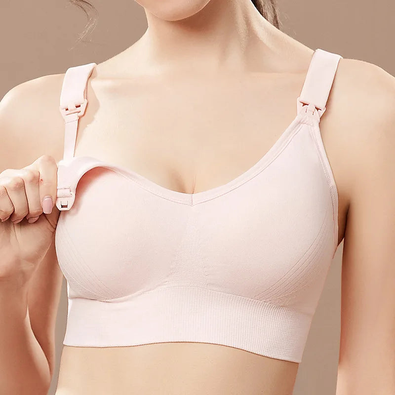 Breathable Maternity Pregnant Bras Comfort Breastfeeding  Nursing Bra