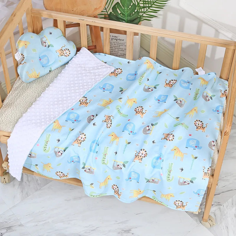 Baby Blanket & Swaddling Newborn Thermal Soft Baby Bedding