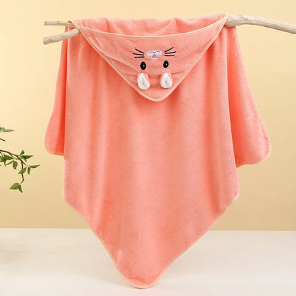 Cute Bath Towel for Baby Soft Absorbent Towel Newborn