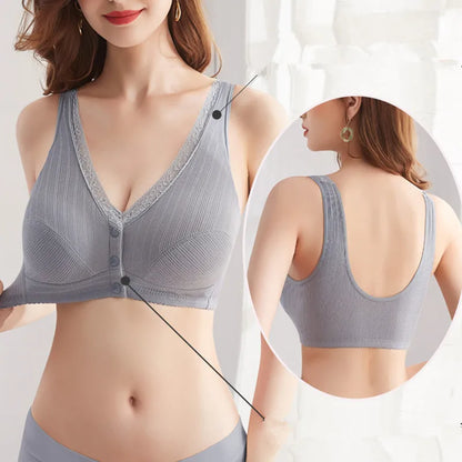 Comfortable Cotton Pregnant Women Breastfeeding Bra