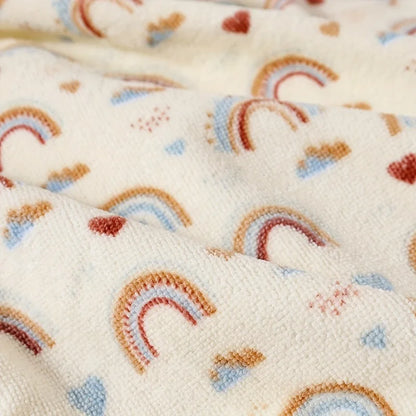 Baby Hooded Towel Super Soft Absorbent Swaddle Blanket for Infants with Hood